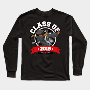 Dabbing Graduation Class Of 2019 Women Long Sleeve T-Shirt